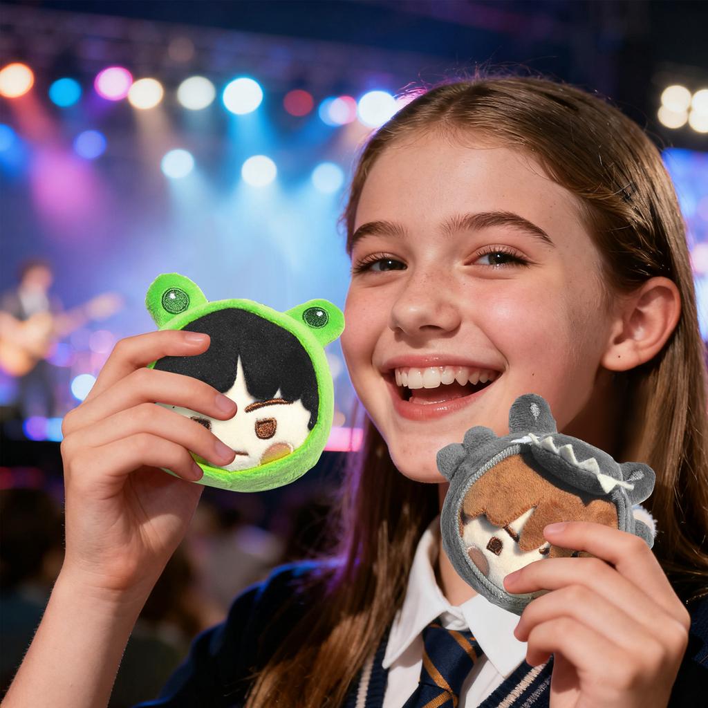 Plush Doll Keychains, Cute Plush Gifts And Idol- Gifts Are Hung Keys, Schoolbags And Cards