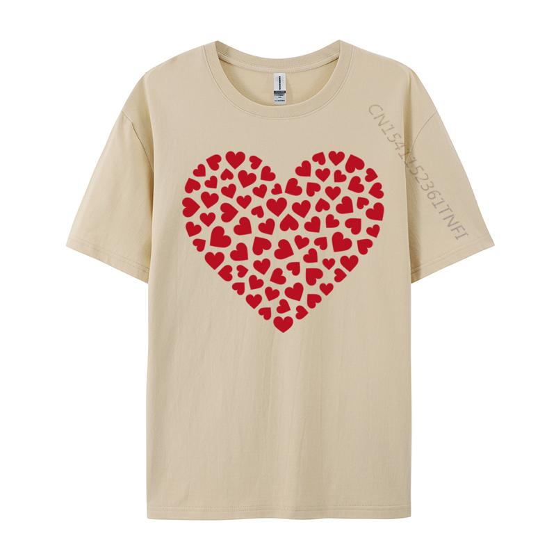 Love Heart Graphic Valentines Day Party New Design Boy Tshirts Crew Neck Cotton Tees Birthday Sweatshirts Top Quality