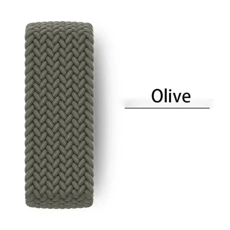 Braided Solo Loop Strap For Apple Watch Band Nylon 49mm 45 44 41 40 38mm 42mm Correa Bracelet Iwatch Series 9 8 7 6 5 SE Ultra 2