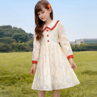 Mädchen Modisches Kleid, Frühlings Kinder Süßes Prinzessinnenkleid