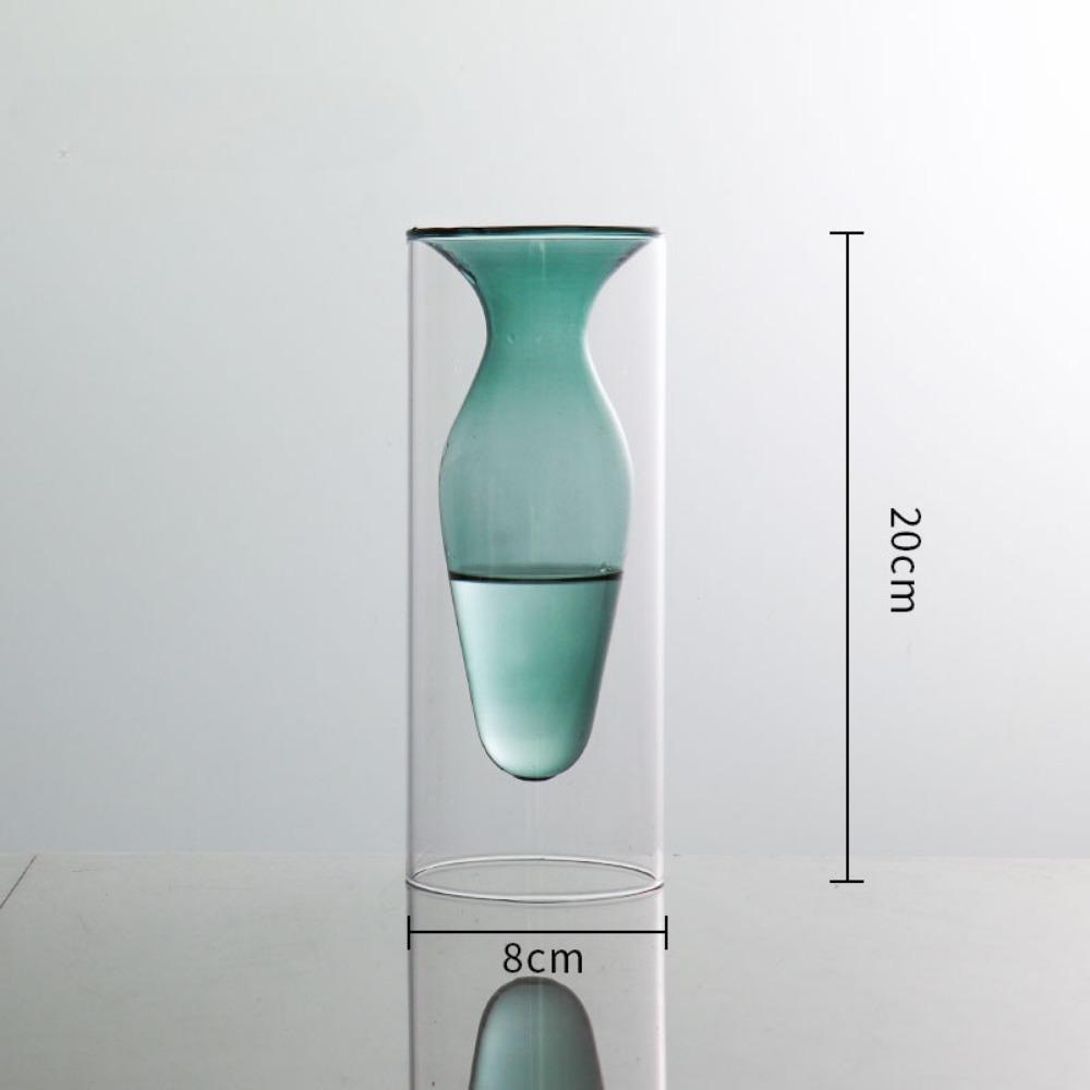 Creative Flower Vases Decorative Glass Bottles Hydroponic Planter for Wedding Centerpieces Living Home Office Table Decor