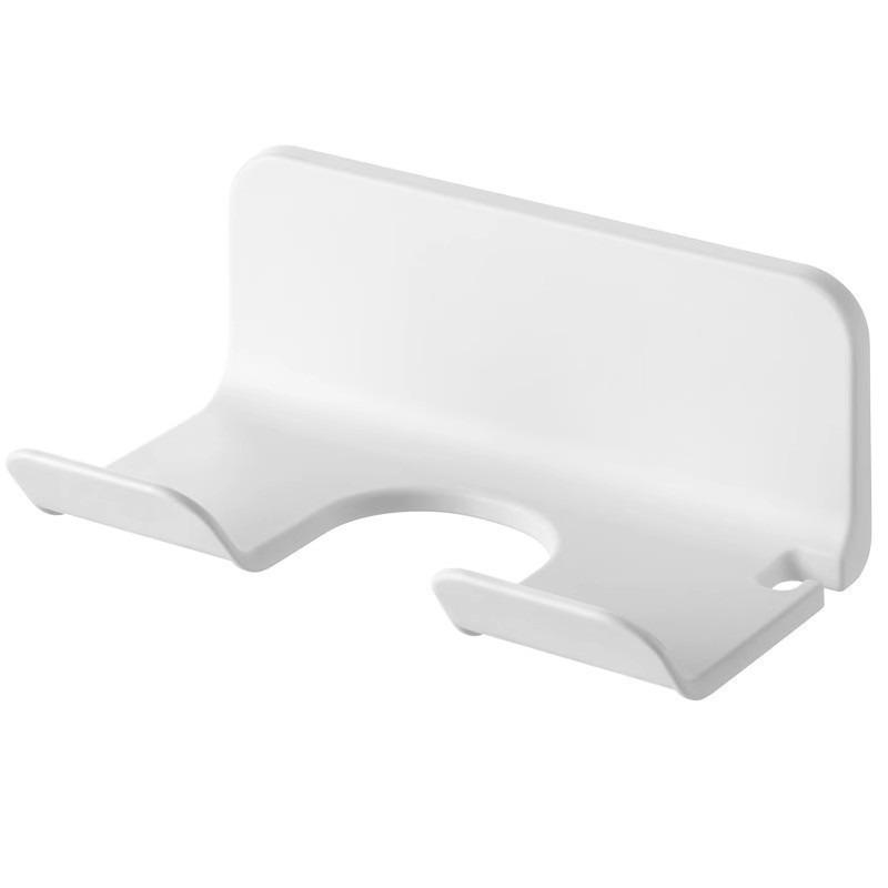 New Wall-mounted Hair Dryer Holder Shelf for Bathroom Hair Dryer Storage Rack Hair Dryer Hanging Rack Without Drilling Holes