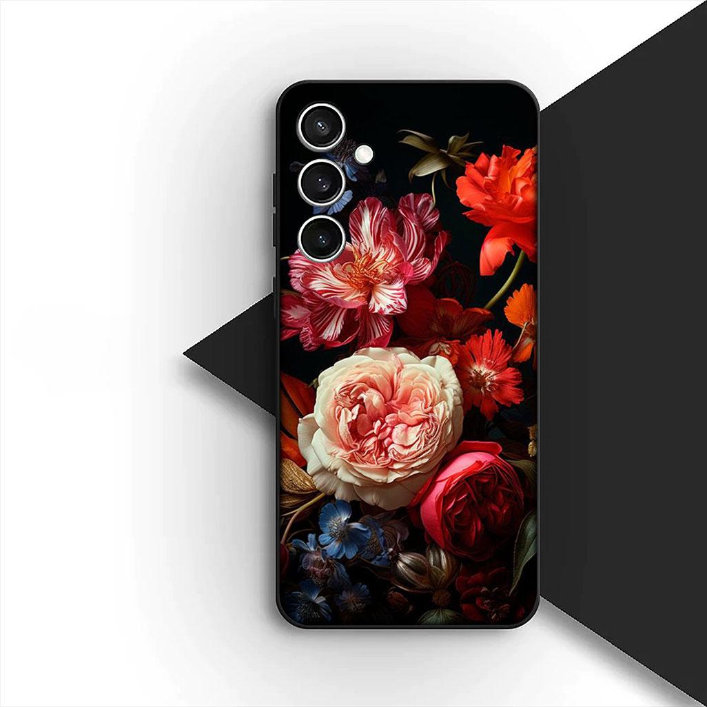 

Casing for Xiaomi Redmi Note 12 11 10 A3 Pro 10A 10C 12C Note12 5G 4G Phone Cover Protective Case Poppy Flower Bloom Redmi Note 10S
