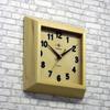 Santel Square Wall Japanese-made Clock, Natural, QL696-NA