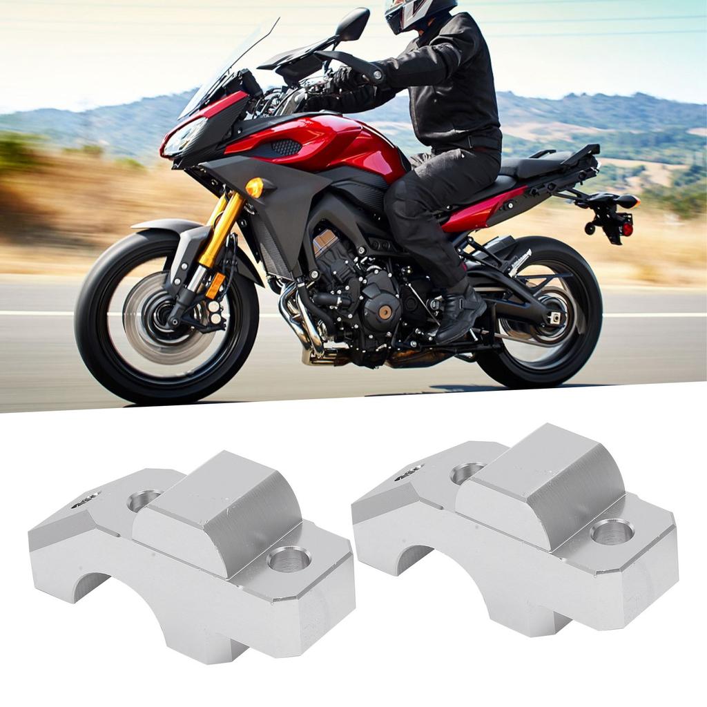 2pcs HandleBar Riser Mount Clamp CNC Aluminum Alloy Replacement for 900CelsiusGT 2015‑2019