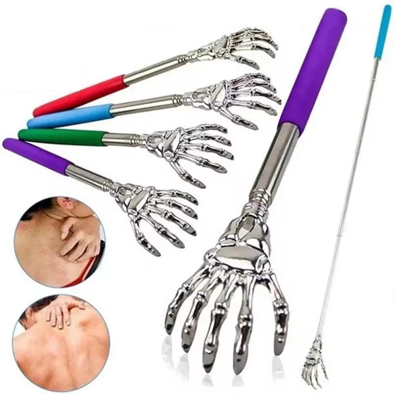

Retractable Stainless Steel Ghost Claw Massage Scratcher Portable Massage Tool Used To Relax The Back Multiple Colours зелёный