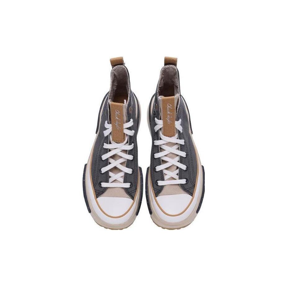 Converse Chuck Taylor Comfortable Versatile Breathable Sweat-Absorbing High-Top Canvas Shoes Unisex Sneakers Gray White A09110C