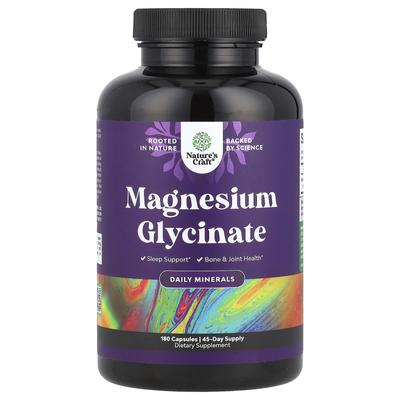 Magnesium Glycinate, 180 Capsules