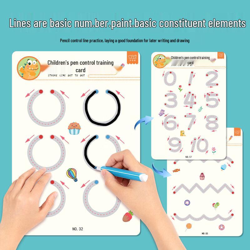 Children's Pen Control Training Workbook (Ages 3-6)
