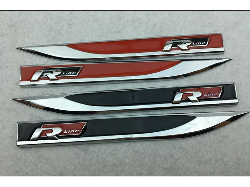 

RLINE Blade Fender Side Emblems for Volkswagen R Emblem Modification