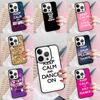 Keep Calm And Just Dance Phone Case For iPhone 17 Air 15 16e 14 13 Pro Max Coque 12 11 Pro Max PLUS Cover