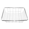 Freezer Organizer Bin Stainless Steel Expandable 20KG Load Bearing Freezer Storage Basket Flat Botto