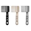 2Pcs Barber Fade Comb Professional Positioning Blending Curved Hair Clipper Comb Home Salon Hairdresser Men Hair Cutting Comb Barber