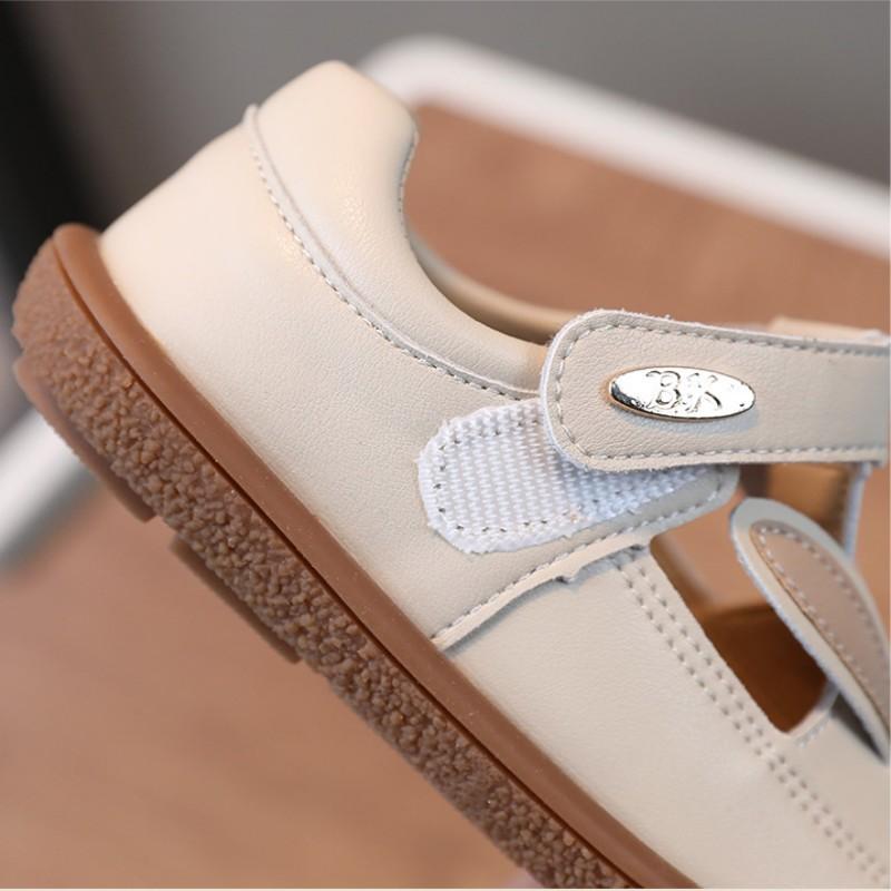 Baby Cartoon Little Rabbit Princess Shoes Spring Autumn New Children's Fashion Soft Sole Wide Head Single Leather Shoes