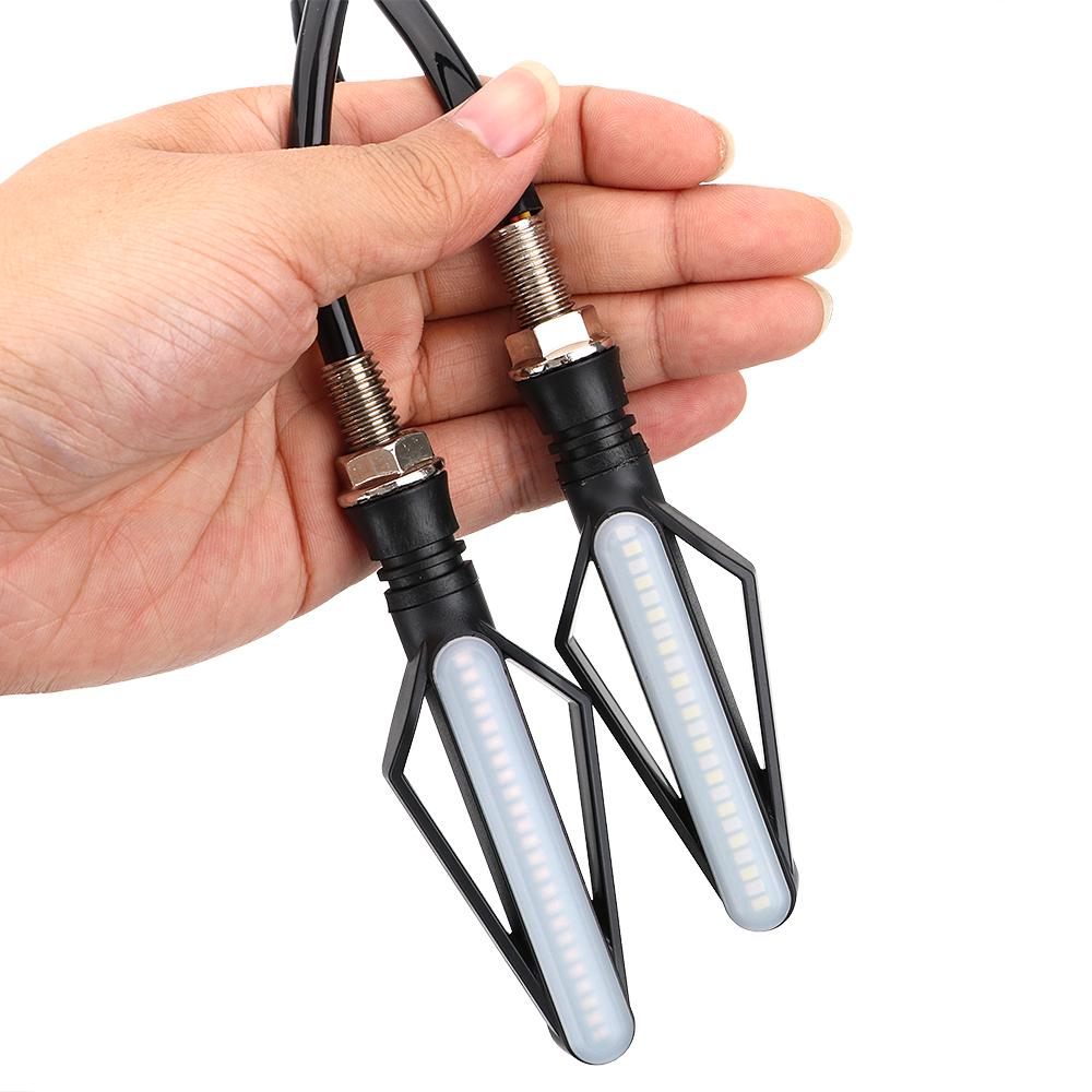 1piece 12V 24 LED Motorcycle Indicator Blinker Turn Signal Lights Motorbike Illimination for Fog Lamp Brake Tail Lights Flashing