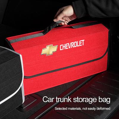 Boîte d'organisation de coffre de voiture Grande capacité Sac de rangement pliable Pour Corvette Montana TrailBlazer Silverado Traverse Camaro