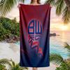 Bolton Wanderers FC Print Quick Dry Beach Towel Microfiber Absorbent Portable Travel Swimming Towel