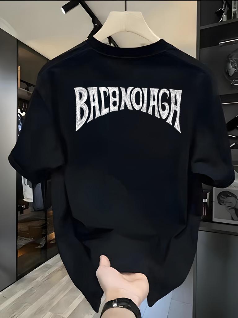 2024 Letné Unisex Krátkorukávové Tričko Unisex 100% Bavlna Potlačené Tričko Trendy Značka Neformálna Móda Tričko pre Pár