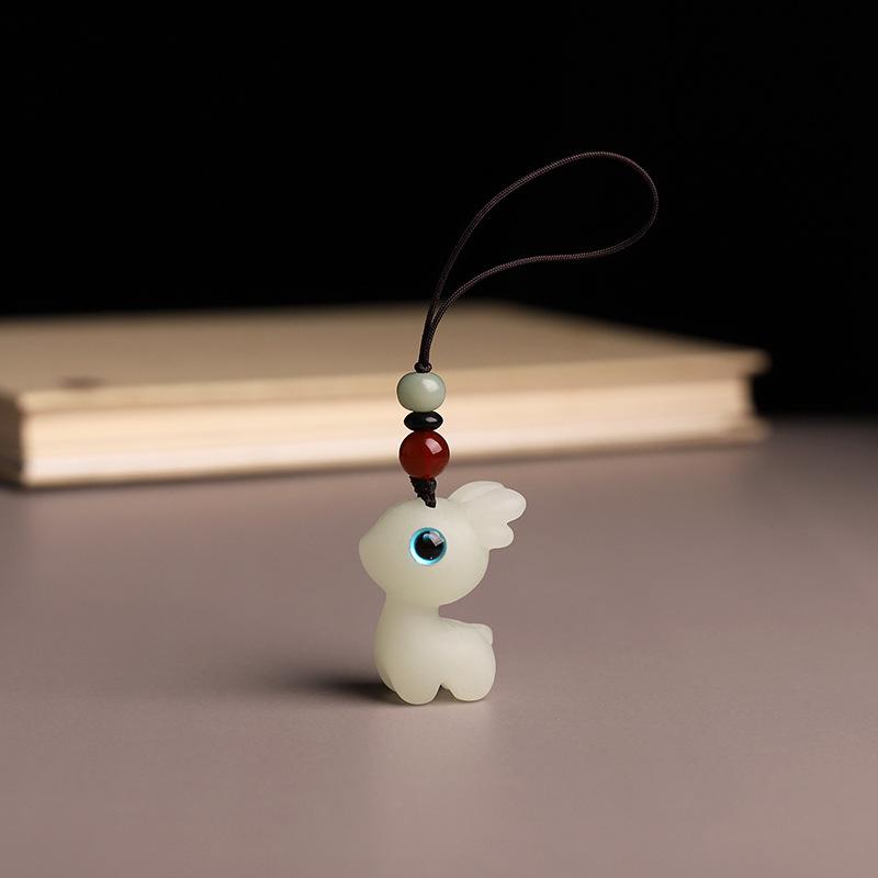 

Очаровательный светящийся брелок в виде оленя: Женский оберег для телефона и автомобиля «Безопасного пути»