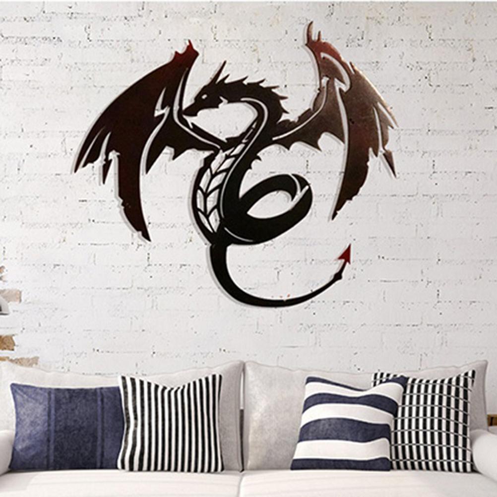 Metal Dragon Wall Art Dragon Sculpture Metal Wall Hanging Art for Home Decoration