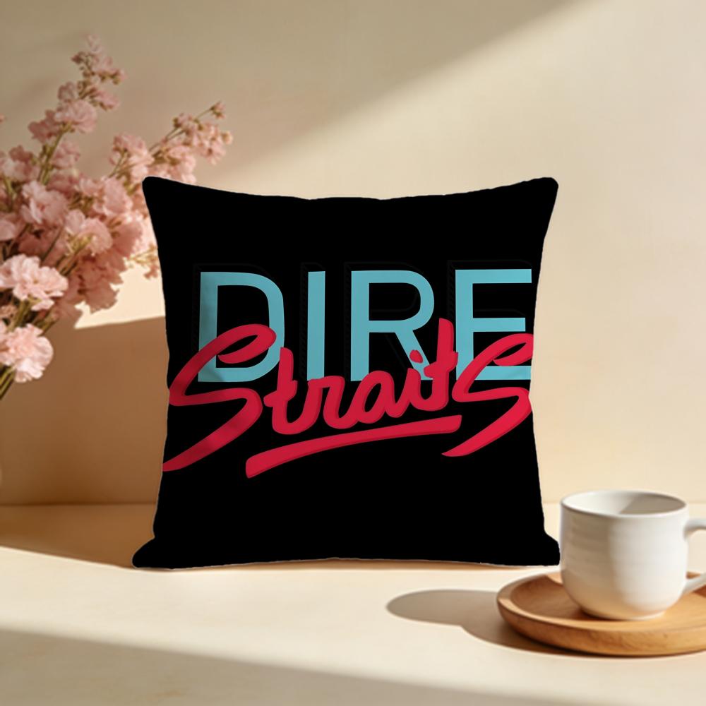 

Hot DDire Straits Rockable Cushion Cover Stylish Washable Pillow Cover Ideal for Couch Bedroom Car Decoration 30X30cm