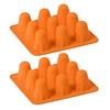 Ghost Silicone Mold Set 3D Halloween Chocolate Mold Ice Cube Tray Heat Resistant Dessert Mold for Jelly Gummy Candy Pudding