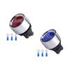 Engine Start Push Button Switch 50A 12V ABS Material Automatic Reset LED Indicator for Truck Tractor ATV UTV Generator