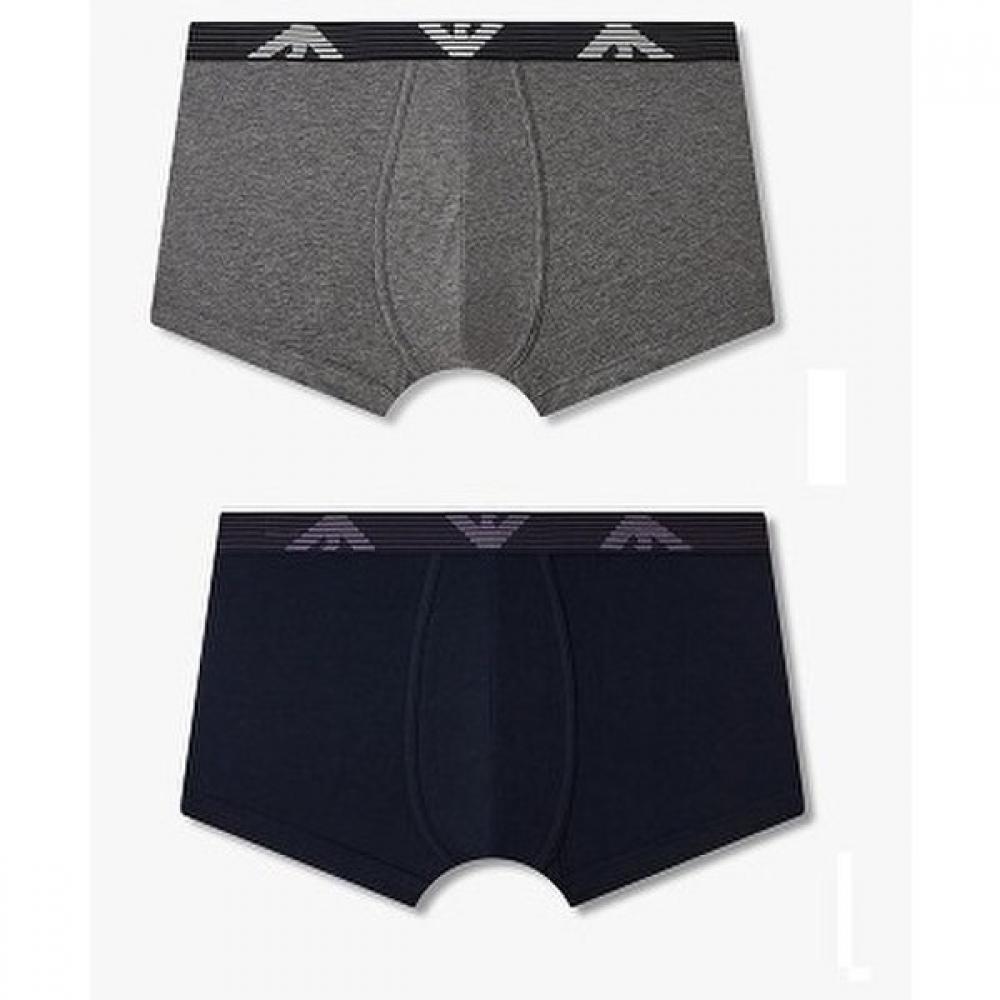 Emporio Armani Мужские полосатые хлопковые шнурки Set 0815112010 0815112012 M(100)