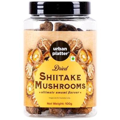 Urban Platter Funghi Shiitake Secchi, 100g (Perfetto per cibo asiatico e sushi)