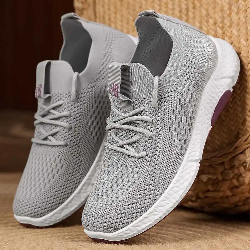 Fashion Tennis Sole Rubber Sole Beige Boots Mary Jane Women's Sneakers 41 Shoes Women Summer Sport Runing Trending Products