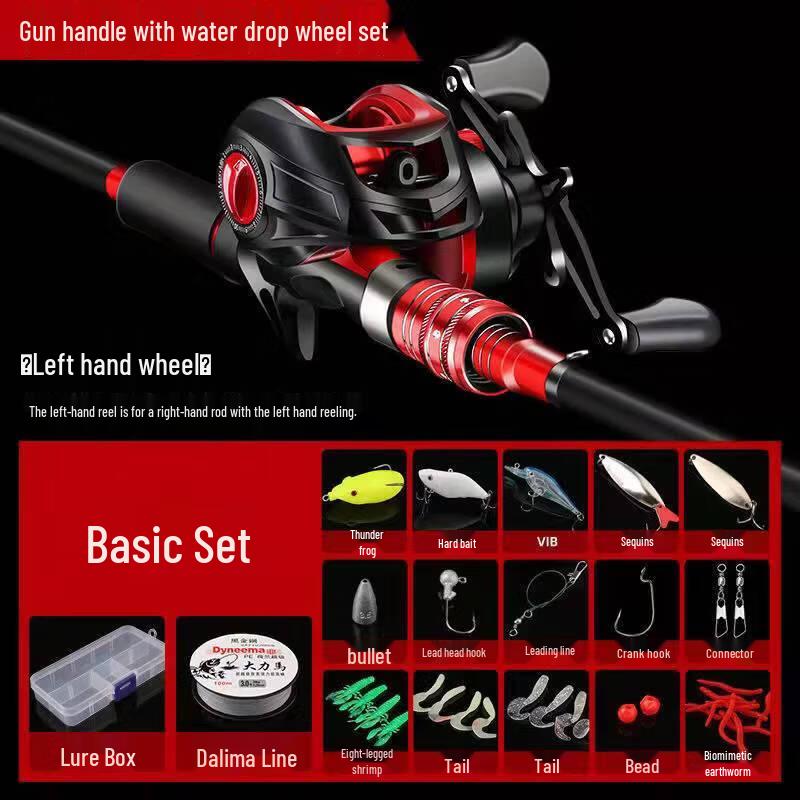 ZOCO Carbon Fiber Lure Rod & Baitcasting Reel Combo