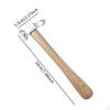 Chasing Hammer Hand Tools Wood Handle for Craft Making Silversmiths Stamping