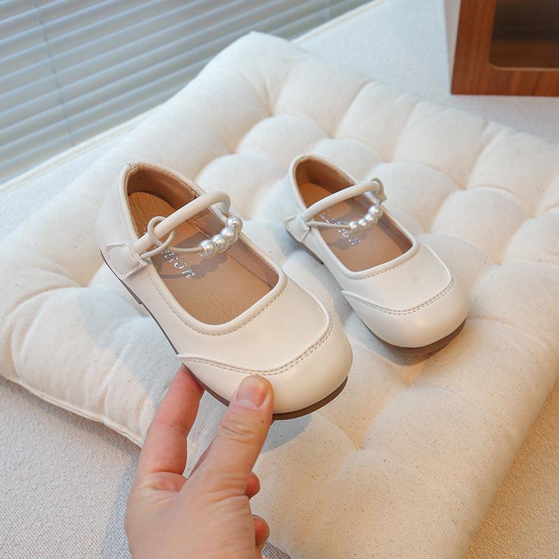 

New Spring and Autumn Children s Shoes Princess Shoes Women s Treasure Single Shoes Mori Soft Sole Girls Autumn size 30: inner length 18.8 cm бежевий