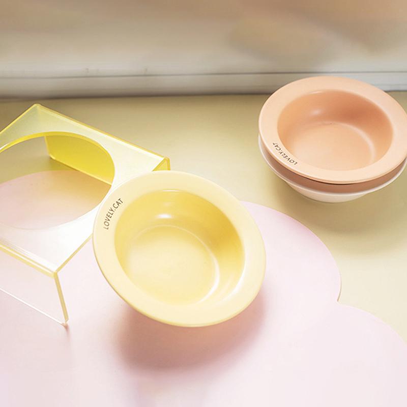 Ceramic Pet Cat Bowl Pet Drinking Water Feeding Bowl Ceramics Cat Food Dog Food Utensils Cat Dog Pet Supplies Accessories