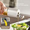 Bouteille d'huile automatique facile à utiliser Flasque à huile à fermeture automatique conviviale Bouteille d'huile pour les garde-manger domestiques et de bureau