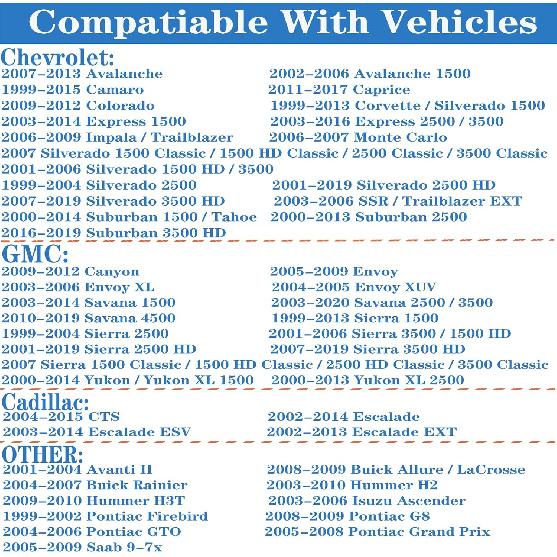 12637683 VS50504R for Chevy LS 5.3 Valve Cover Gasket 4.8 5.3 6.0 6.2L Silverado 1500 2500 3500 Suburban Tahoe Trailblazer GMC Sierra Yukon Envoy