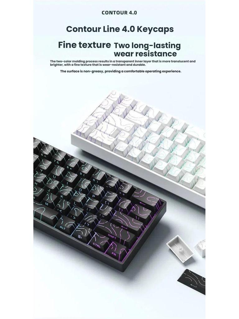 K61 Compact RGB Mechanical Keyboard - 61-Key Portable for Laptop & Office Gaming with Blue, Brown, Red Switch Options
