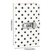 Combination Lock Cash Savings Book PU Leather Cash Envelope Organizer  Household Finance