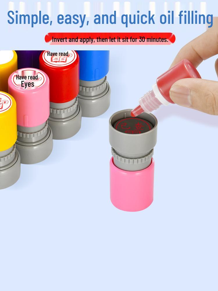 Ready-To-Use Reward Stamp for Teachers - Elementary Students 'Reviewed', 'Checked', 'Good', 'Passed' Comments