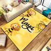 Maya Bee Carpet Rug for Living Room Bedroom Home Sofa Decoration,Kids play Nonslip Floor Mat