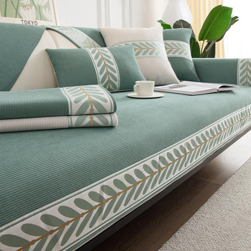 INS Style Μαξιλάρι καναπέ Four Seasons Universal αντιολισθητικά μαξιλάρια καθίσματος Nordic Simple Κοτλέ κάλυμμα καναπέ Πετσέτα