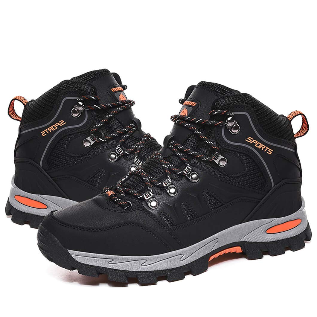 

RDGO Trekking Shoes for Men and Outdoor Large Wide Black Size cm Women, Mountaineering, Hiking, Shoes, Non-Slip, Walking, Waterproof, Sizes, Sneakers,