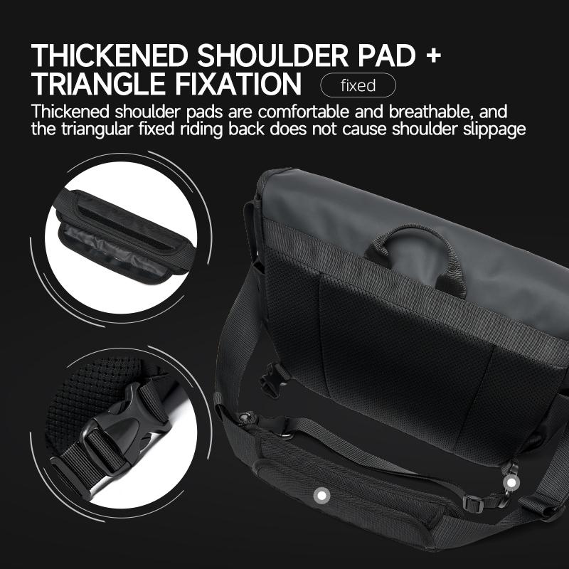 Messenger Bags Men Multifunctional Crossbody Bag Waterproof Casual Sling Bag Large Capacity School Crossbody Travel Bussiness