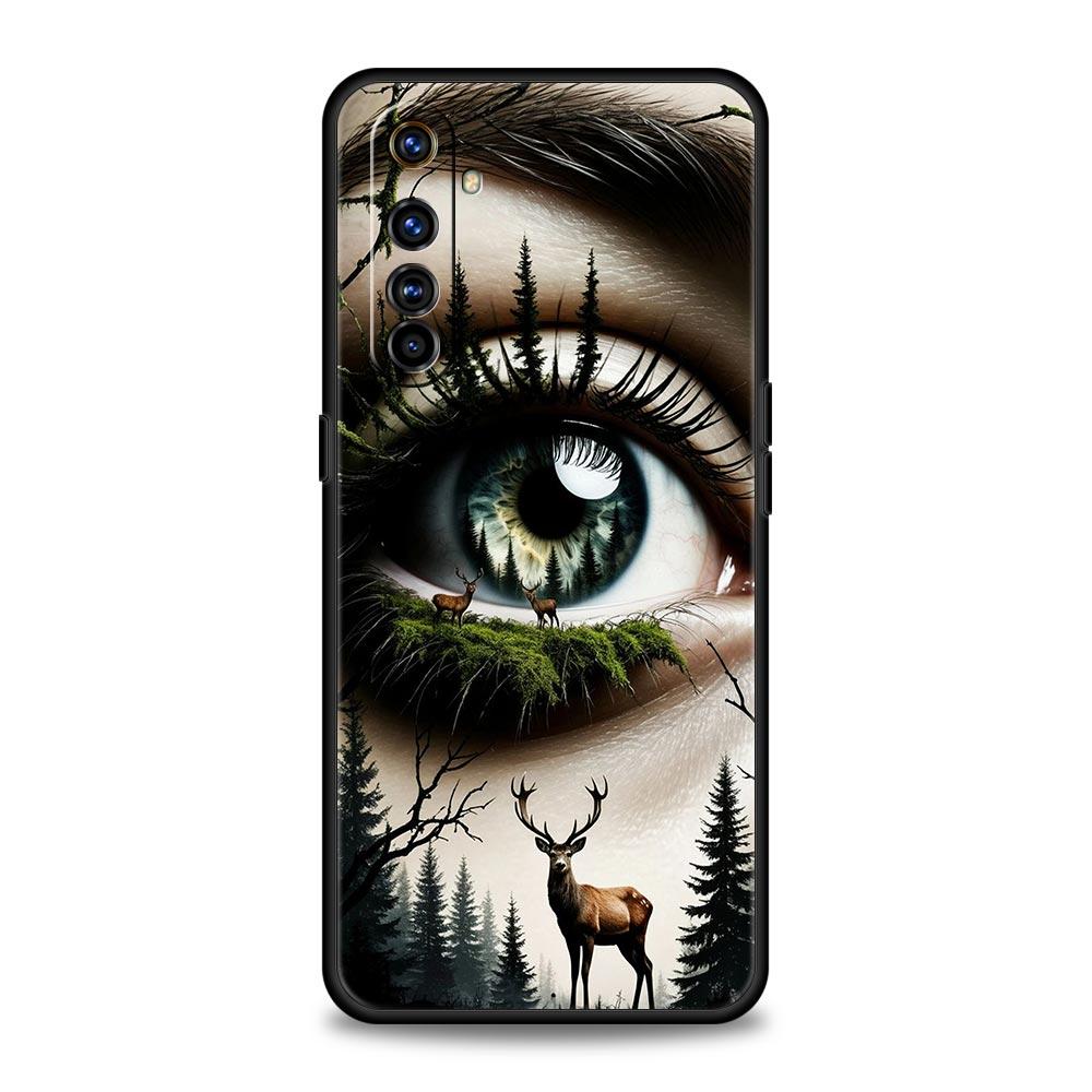 Fashion Eyelashes Eyes Case For Realme C67 C63 C55 C53 C35 C25 C21 GT 2 3 5 6 10 11 12 13 Pro Plus 5G Soft TPU Phone Cover Capas