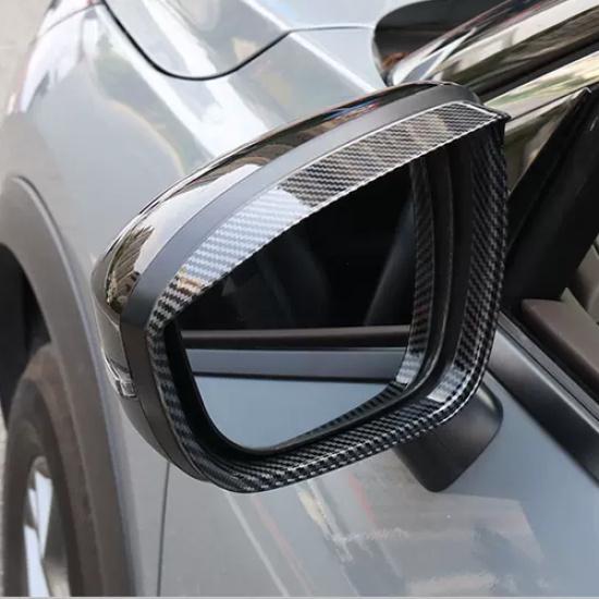 For Nissan Altima -2025 Carbon Fiber Rearview Mirror Rain Eyebrow Trim