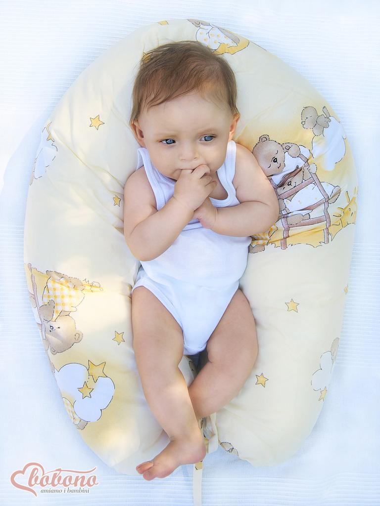 Longer Pregnancy Pillow for Pregnant Women To Sleep + Removable Cover - Polka Dots On Gray