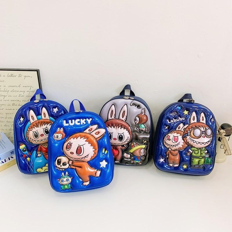 Neutral Gender Versatile Backpack For Kids With Fun Cartoon Characters School For