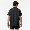 Volleyball wear BASIC short-sleeved training top V2MEB530 Unisex Black x Gold L