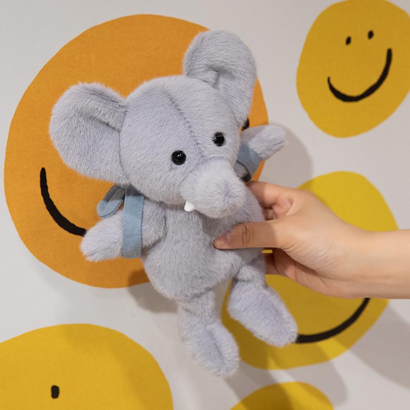 Creative Green Dinosaur Backpack Baby Elephant Plush Toy Man-eating Flower Doll Comforting Doll Children's Day Birthday Gift