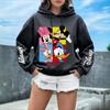 Oversized Vintage Mickey Minnie Disney Print Hoodie Women Men Casual Pullover Sweatshirt Streetwear Spring Autumn New Fashion